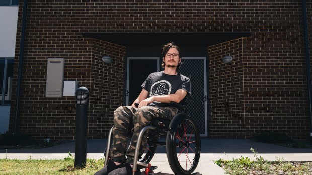 Paraplegic man Zac Barrett had his car stolen from outside his home in Jacka at the weekend.