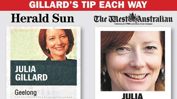 'Tipgate' ... Prime Minister Julia Gillard's footy tips.