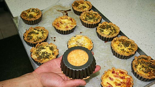 Tips and tricks ... Christopher Thé leaves the bases out of his small tart pans when he bakes quiches. This helps the bottoms to brown.