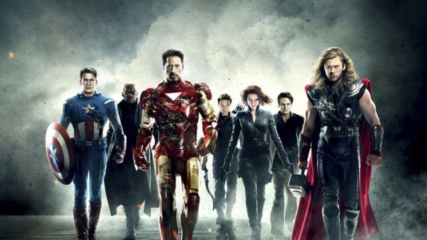 The cast of <i>The Avengers</i>.