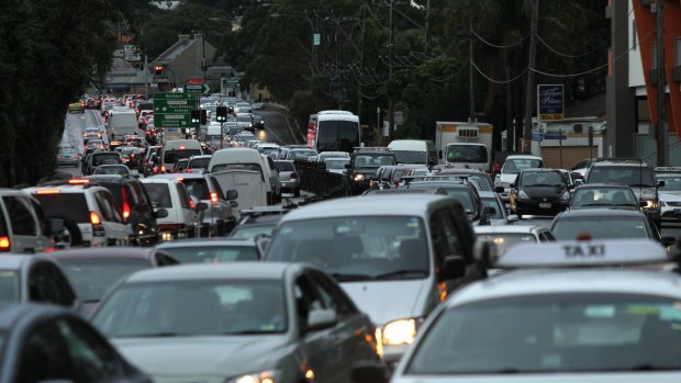 Roads in and around Macquarie Park suffer chronic congestion during peak periods. 