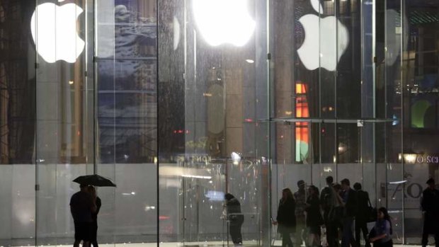 The Big Apple: The Apple store on Fifth Avenue, New York. The technology company  denies participating in the National Security Agency’s data collection program.