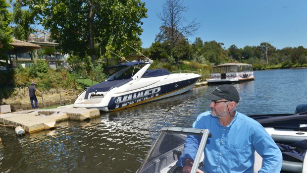 Yarra Riverkeeper Andrew Kelly is concerned new jetty permits  for Yarra properties (like the one granted for Mark Simonds' home, pictured) sets a bad precedent for other properties.