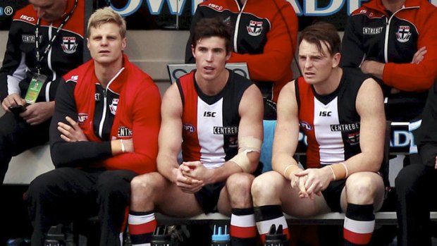 St Kilda icons Nick Riewoldt, Lenny Hayes and Brendan Goddard are nearing the twilight of their careers.