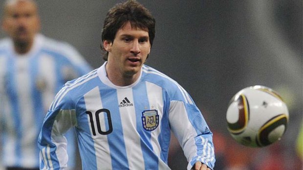 Argentina's forward Lionel Messi.