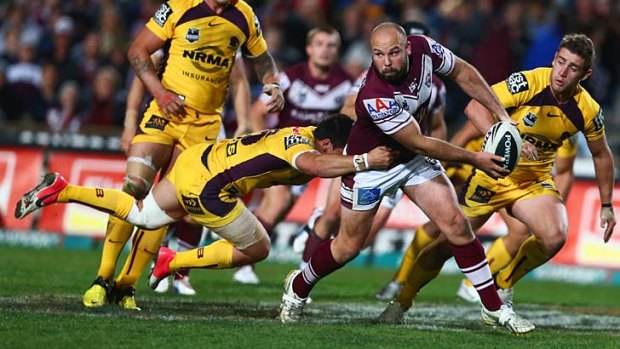 That's the difference ... whilst Manly continue their march to the finals, the Broncos find themselves struggling to book a place.