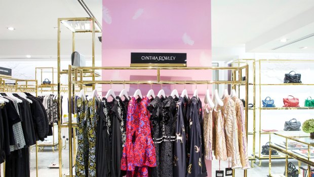 The Cynthia Rowley pop-up at Harrolds on Collins Street.