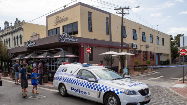 Mr Acquaro was murdered in St Phillip Street, the side street next to his Lygon Street cafe and gelateria Gelobar.