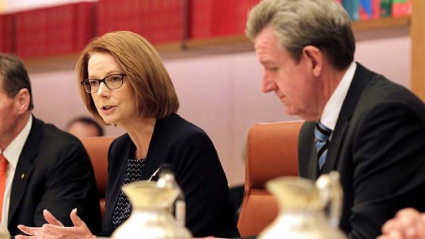 Positive action: Julia Gillard will write to the principal of every Australian school to gain support for her school funding reforms.