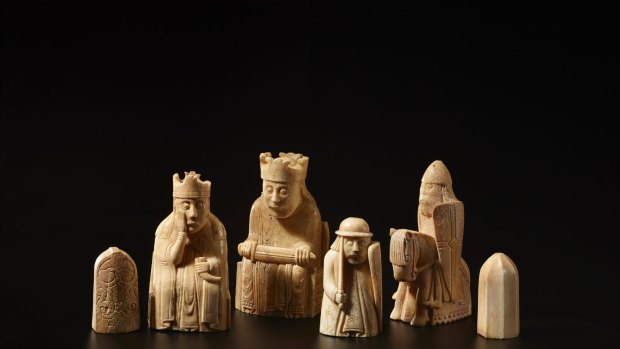 100 Objects exhibition at the NMA The Lewis Chessmen Walrus Ivory, found on the Isle of Lewis, probably made in Norway c. 1150?1175 CE ? Trustees of the British Museum