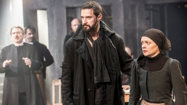 Unsentimental: Richard Armitage as John Proctor and Natalie Gavin as Mary Warren in the Old Vic production of Arthur Miller's <i>The Crucible</i>.