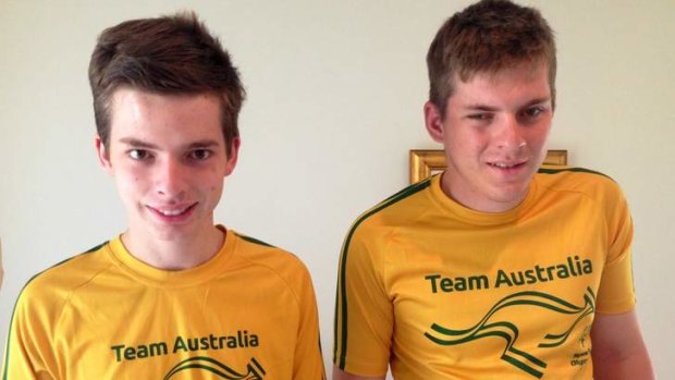 Robbie and Matthew Streeting will represent Australia at the December Special Olympics.