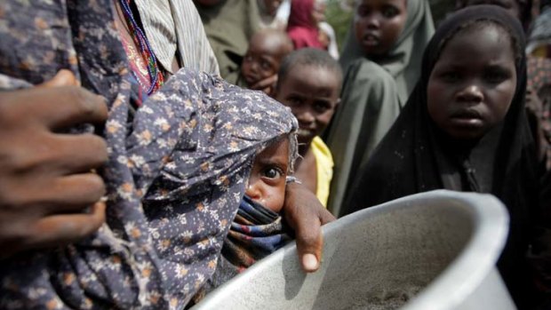 Grim outlook ... UNICEF says children are the worst affected by famine in Somalia.