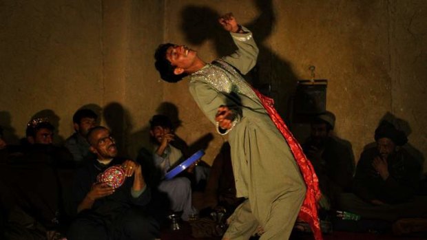 Ambiguous message ... men perform the "harmless" dance based on bacha bazi culture.