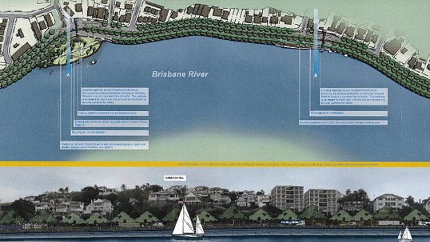 Plans for the Kingsford Smith Drive upgrade.