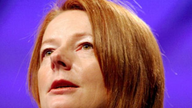Gillard...tough on smugglers.