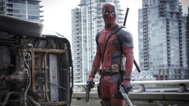 Ryan Reynolds plays a different sort of Marvel hero in <i>Deadpool</i>.