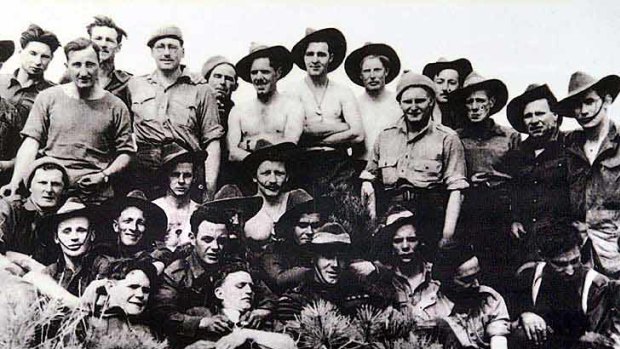 Some of the Australian soldiers who fought in Kapyong.