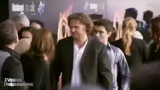 Elliot Rodger, pictured walking behind his father Peter, at a movie premiere for The Hunger Games.