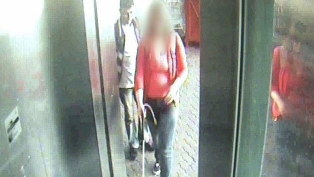 Indecent assault: a blind Sydney woman said she was groped several times. Police released CCTV footage of a man they want to speak to.