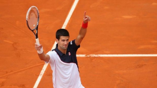 Mixed emotions: The flooding crisis in his native Serbia is affecting Novak Djokovic.
