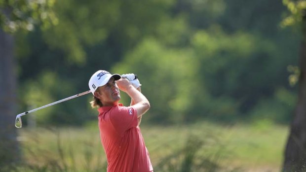 Low blow &#8230; American Webb Simpson was unlucky not to have finished on top of the US money list.