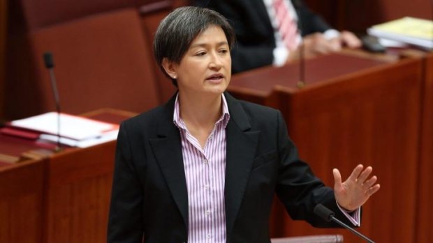 Loved drama: Labor senator Penny Wong hated school.