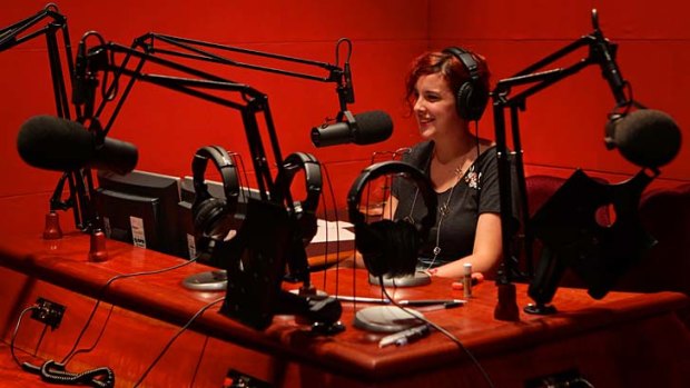 Resonated ... a uni information day inspired 2SER announcer Liz Jameson to pursue a radio career.