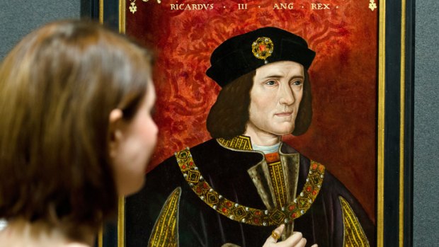 A portrait of King Richard III by an unknown artist in the National Portrait Gallery in central London.