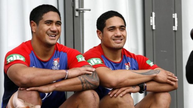 Oh brother: Chanel and Sione Mata’utia prepare for their top-grade debuts.