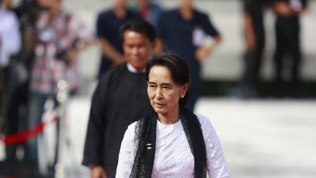 Myanmar's pro-democracy leader Aung