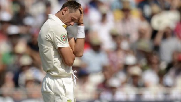 Ashes blow: James Pattinson will miss the rest of the series.