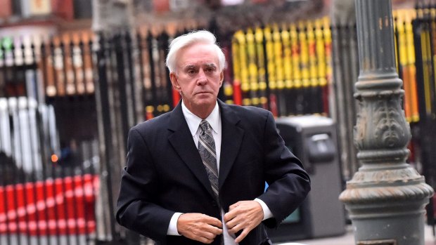 Billy Walters as he arrived at federal court in New York on Friday.