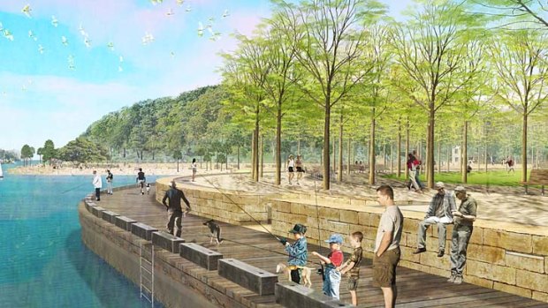 Plans for a public promenade at Barangaroo Central have been released.