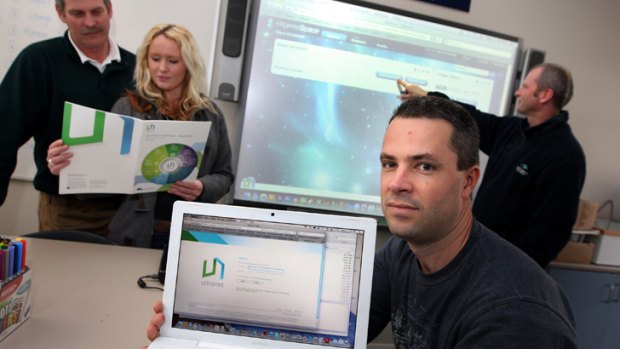 Warrnambool College teachers on the Education Department's Ultranet training day.