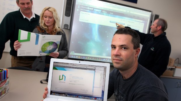 Warrnambool College teachers on the Education Department's ultranet training day.