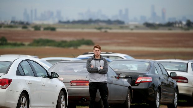 Jake Cullen and vehicles overflowing from the railway station into neighbouring areas.