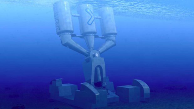 BioPower's planned wave energy plant.