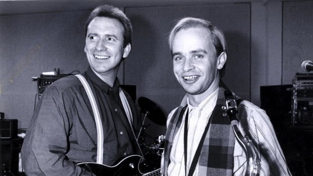 Men at Work's Colin Hay (left) and Greg Ham.