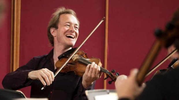 In harmony: Anthony Marwood with the Australian Chamber Orchestra.