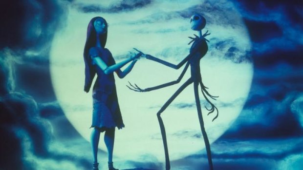  The Nightmare Before Christmas: Shadow on the moon.