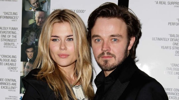 Rachael Taylor and Matthew Newton photographed together in 2009.