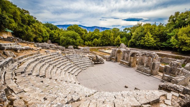 UNESCO World Heritage-listed site of Butrint features an open-air theatre, built almost 2500 years ago.