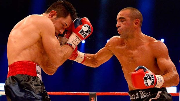 Sam Soliman in action.