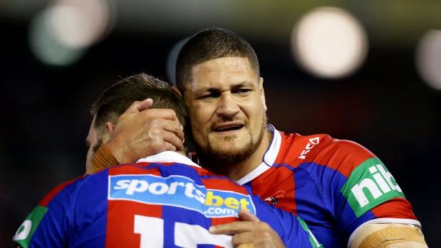 On the lookout: Willie Mason is looking for a new club after being told he won't be retained at Newcastle next year.