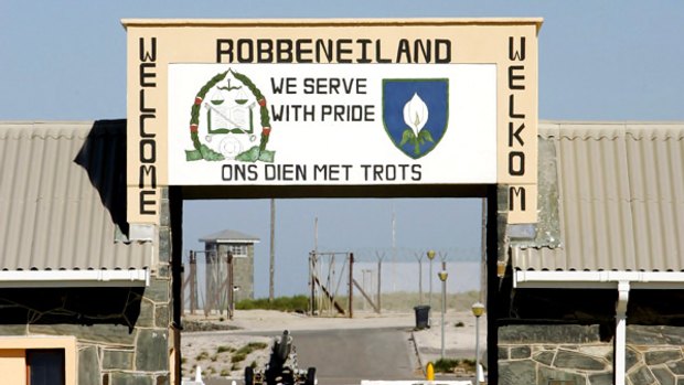 Sights to see ... the prison at Robben Island.