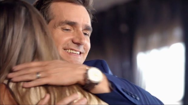 Hug it out: John Aiken hopes Cheryl and Andrew fall in love.