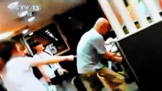 ''Whoever interferes will die!'': a woman is beaten to death by cult members in a Chinese McDonald's.