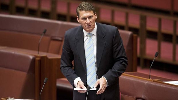 Under fire: Cory Bernardi.