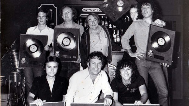 Glory days: John Bromell with Cold Chisel, one of the many successful bands he helped sign.